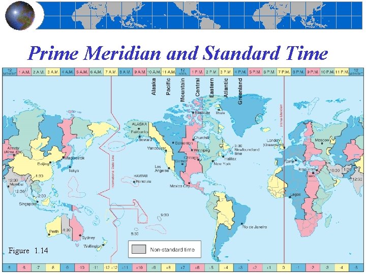 Prime Meridian and Standard Time Figure 1. 14 