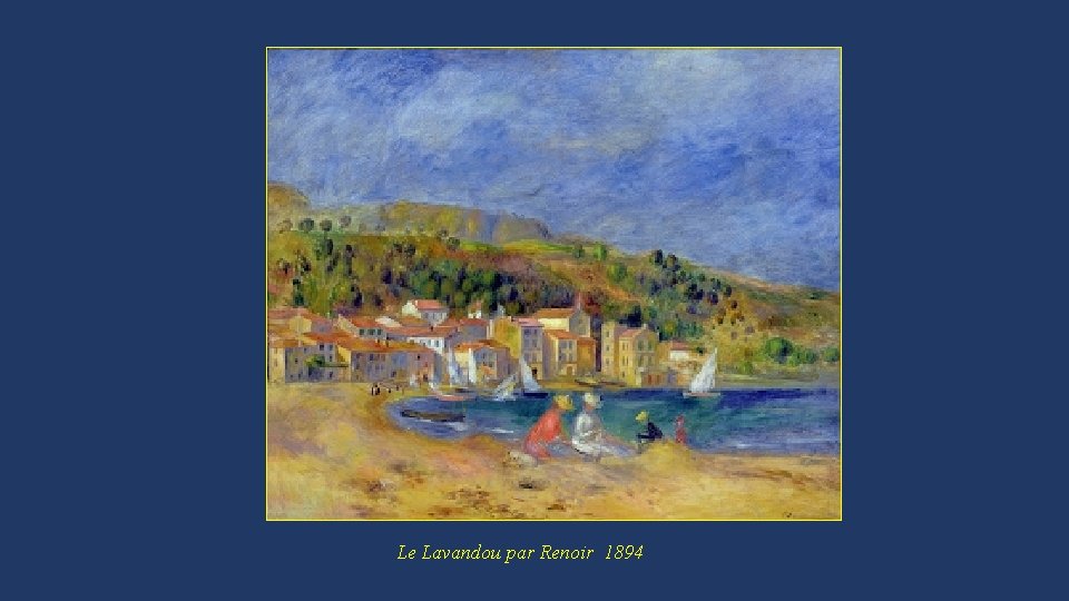 Le Lavandou par Renoir 1894 