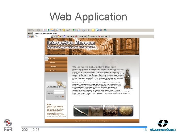 Web Application 2021 -10 -26 16 