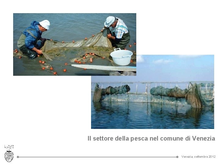 Il settore della pesca nel comune di Venezia, settembre 2012 