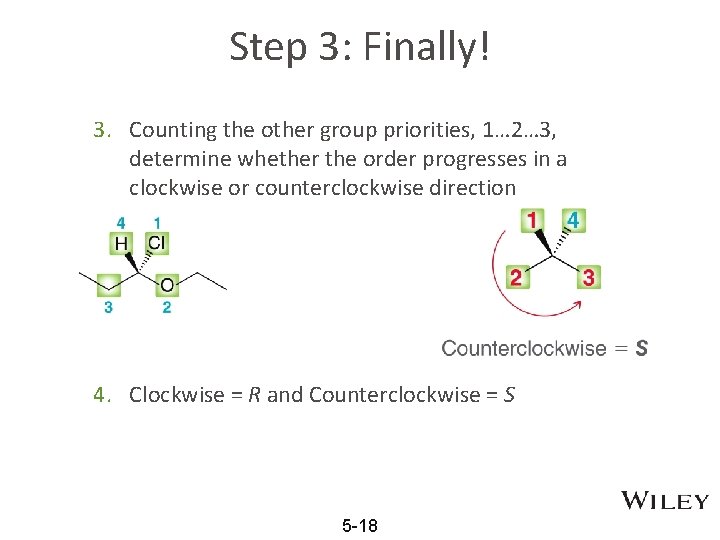 Step 3: Finally! 3. Counting the other group priorities, 1… 2… 3, determine whether