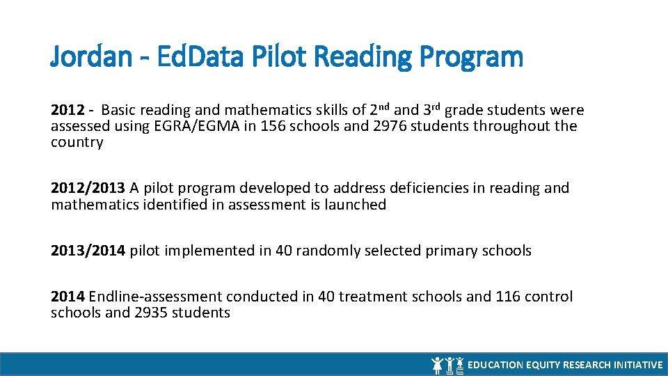 Jordan - Ed. Data Pilot Reading Program 2012 - Basic reading and mathematics skills