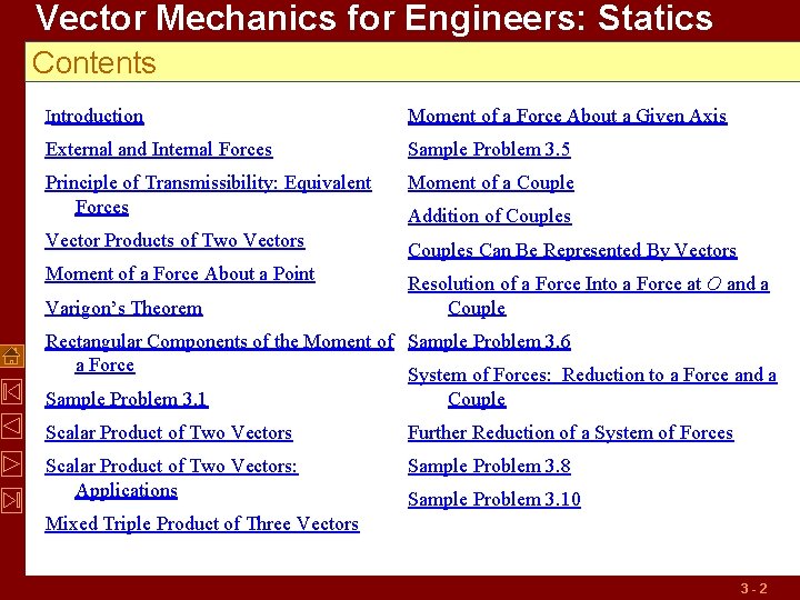 Vector Mechanics for Engineers: Statics Contents Introduction Moment of a Force About a Given