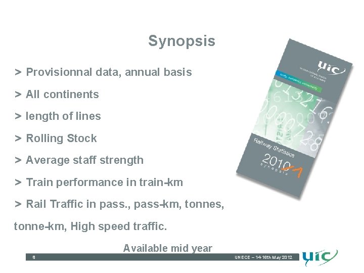 Synopsis > Provisionnal data, annual basis > All continents > length of lines >