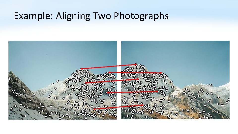 Example: Aligning Two Photographs 