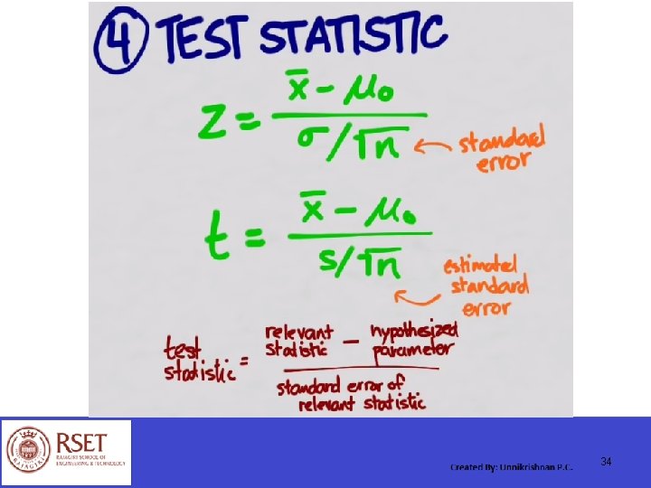 Hypothesis Testing 34 