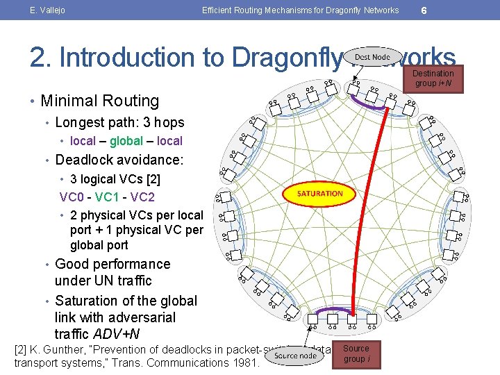 E. Vallejo Efficient Routing Mechanisms for Dragonfly Networks 6 2. Introduction to Dragonfly networks