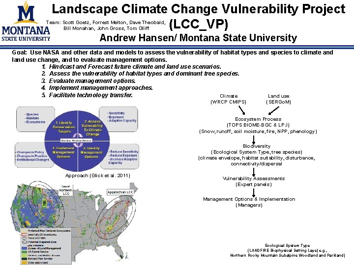Landscape Climate Change Vulnerability Project LCCVP Team Scott