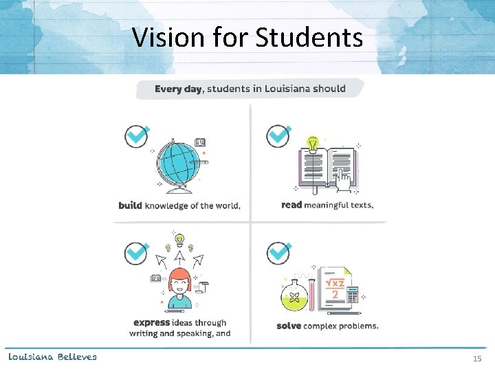 Vision for Students 15 