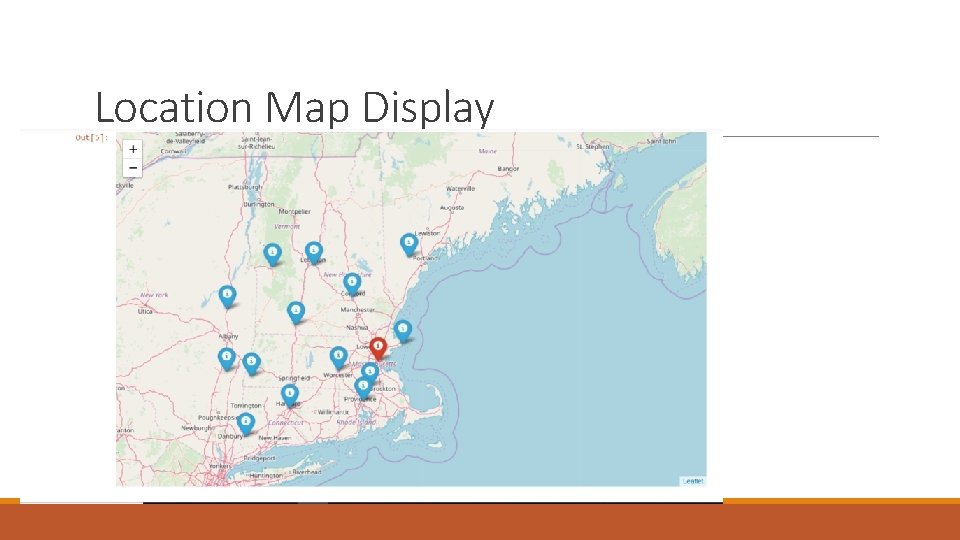 Location Map Display Location Map Display