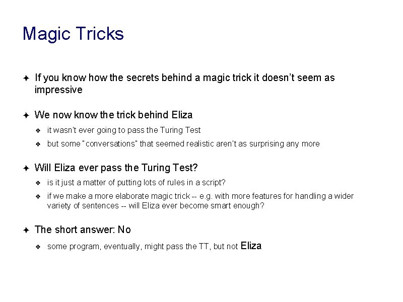 Magic Tricks ✦ If you know how the secrets behind a magic trick it Magic Tricks ✦ If you know how the secrets behind a magic trick it