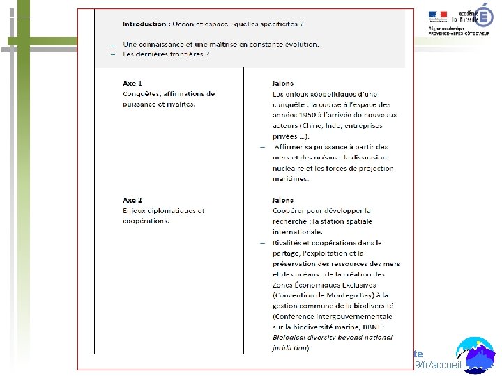 Site académique d’histoire-géographie : Terre Ouverte http: //www. pedagogie. ac-aix-marseille. fr/jcms/c_43559/fr/accueil 