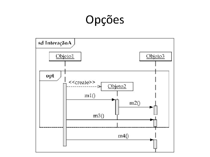 Opções 