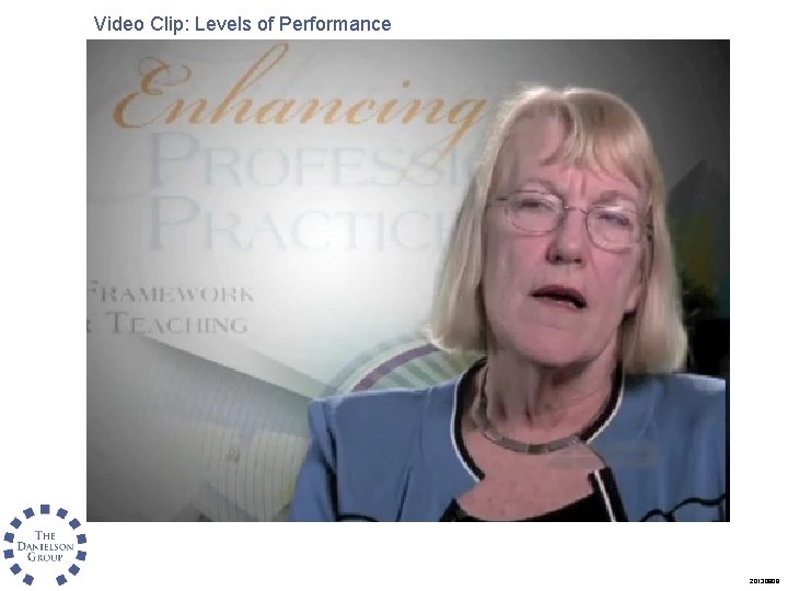 Video Clip: Levels of Performance 20130809 