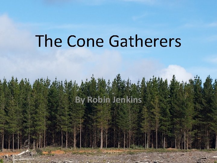 The Cone Gatherers By Robin Jenkins 
