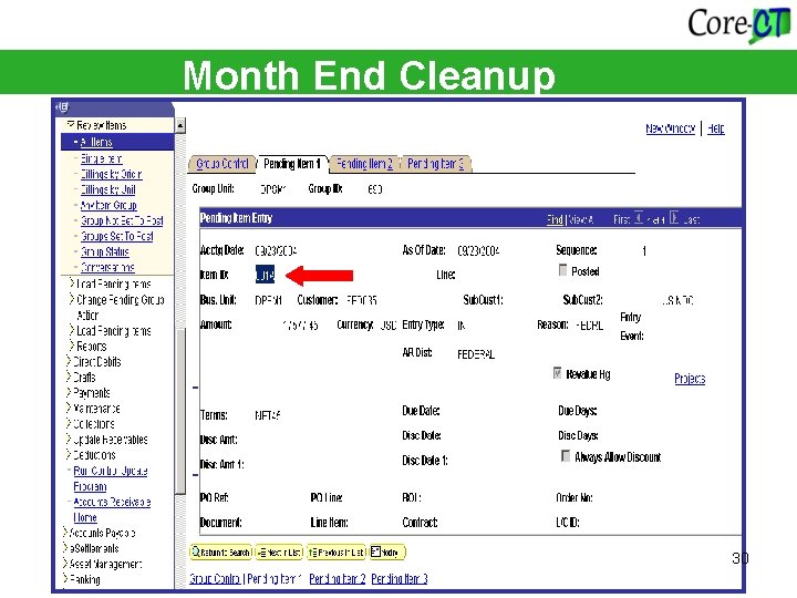 Month End Cleanup 30 