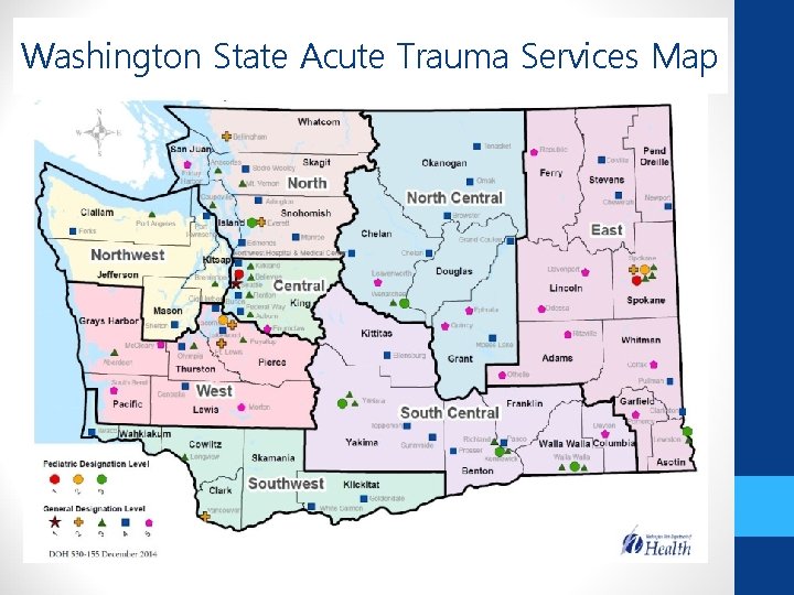 Washington State Acute Trauma Services Map 0 