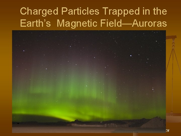 Charged Particles Trapped in the Earth’s Magnetic Field—Auroras General Physics 