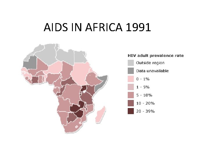 AIDS IN AFRICA 1991 