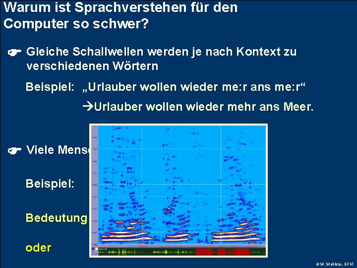 Warum ist Sprachverstehen für den Computer so schwer? Gleiche Schallwellen werden je nach Kontext