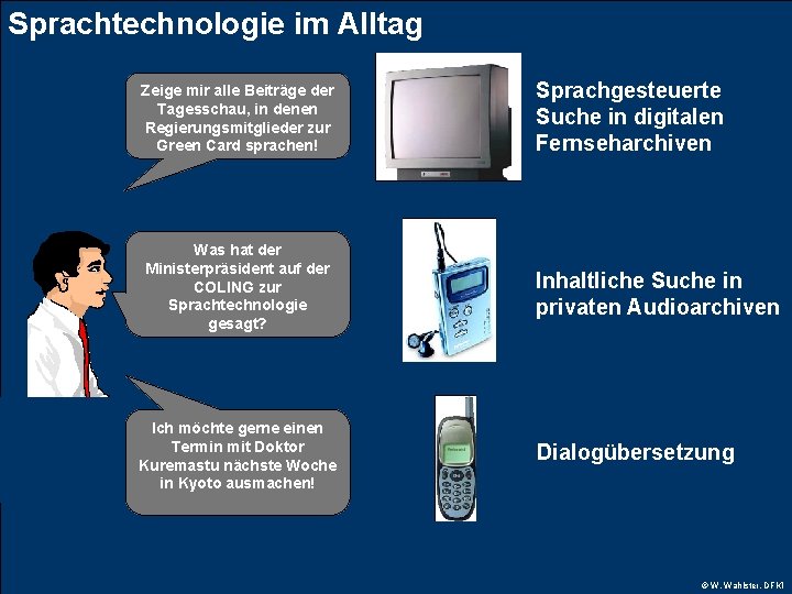 Sprachtechnologie im Alltag Zeige mir alle Beiträge der Tagesschau, in denen Regierungsmitglieder zur Green