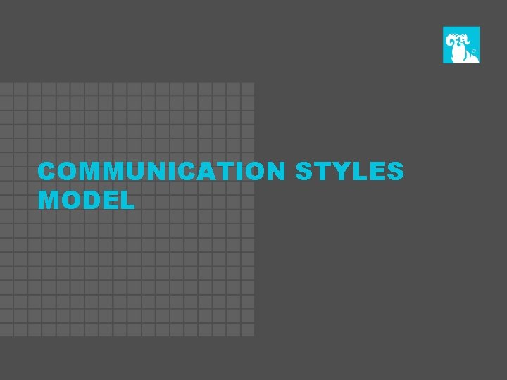 COMMUNICATION STYLES MODEL 