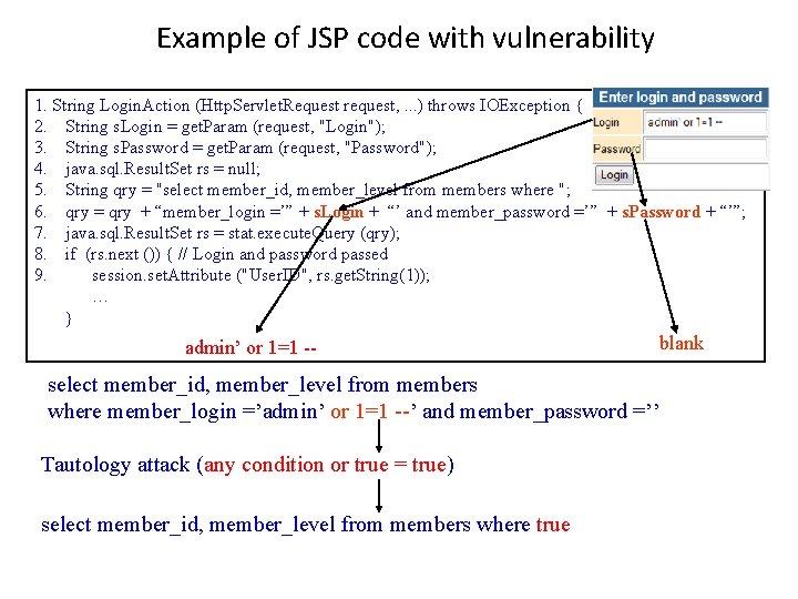 Web Application Vulnerability and Mitigation Slides by Dr