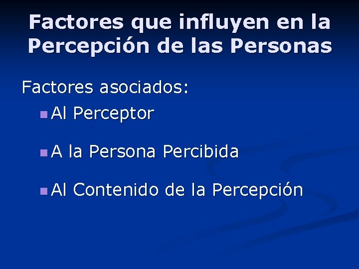 Percepcin Social Representacin Cognitiva de las Personas y