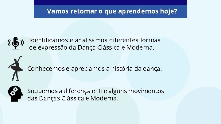 Vamos retomar o que aprendemos hoje? Identificamos e analisamos diferentes formas de expressão da Vamos retomar o que aprendemos hoje? Identificamos e analisamos diferentes formas de expressão da