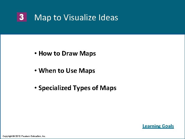 Map to Visualize Ideas • How to Draw Maps • When to Use Maps