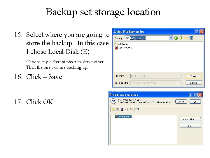 Backing up your hard drive with Retrospect Easy