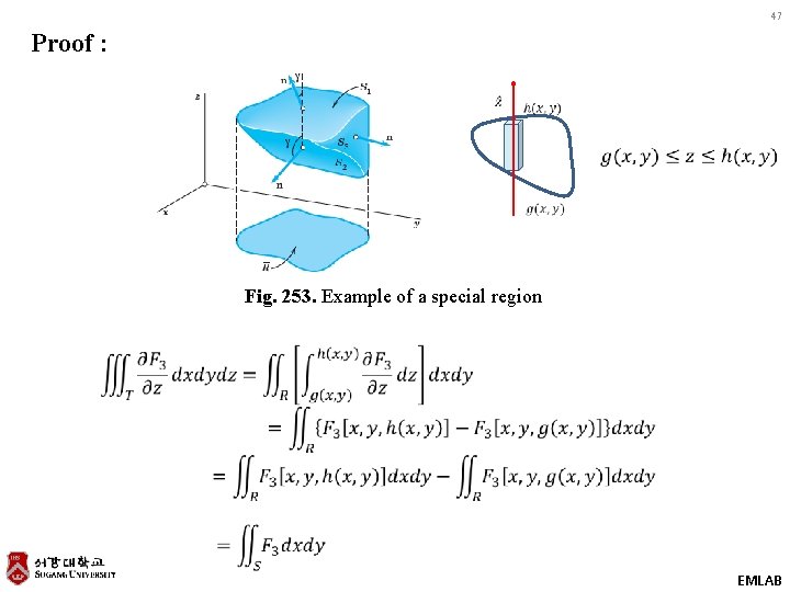 47 Proof : Fig. 253. Example of a special region EMLAB 