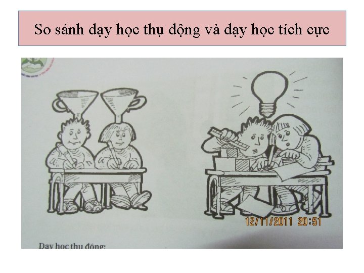 So sánh dạy học thụ động và dạy học tích cực 