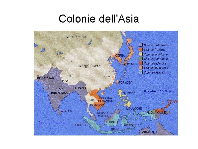 Colonie dell'Asia 
