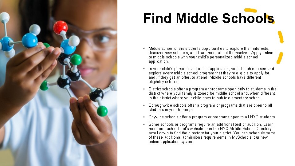 Find Middle Schools • Middle school offers students opportunities to explore their interests, discover