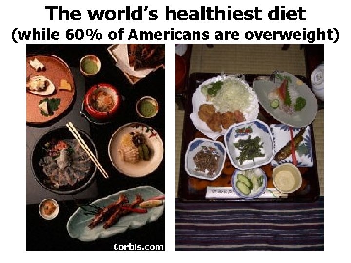 The world’s healthiest diet (while 60% of Americans are overweight) 