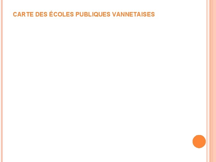 CARTE DES ÉCOLES PUBLIQUES VANNETAISES 