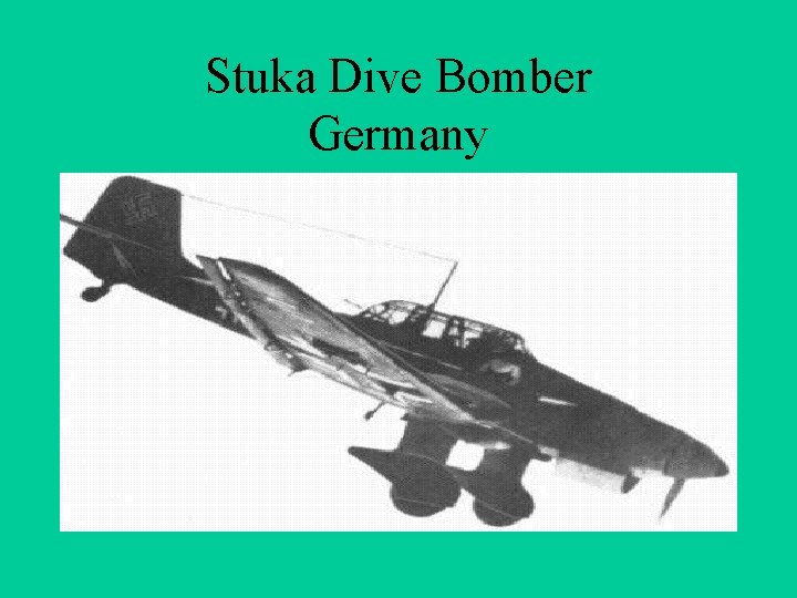 Stuka Dive Bomber Germany 