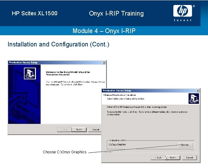 Onyx I-RIP Training HP Scitex XL 1500 Module 4 – Onyx I-RIP Installation and
