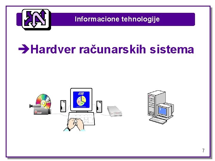 Informacione tehnologije èHardver računarskih sistema 7 