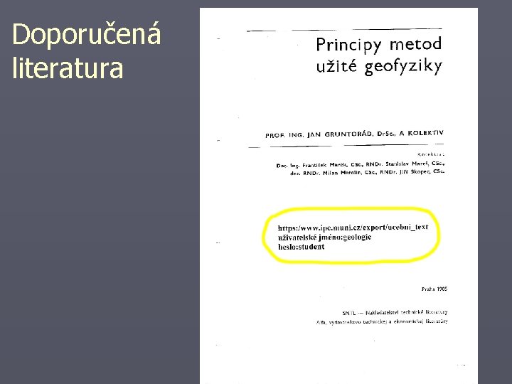 Doporučená literatura 