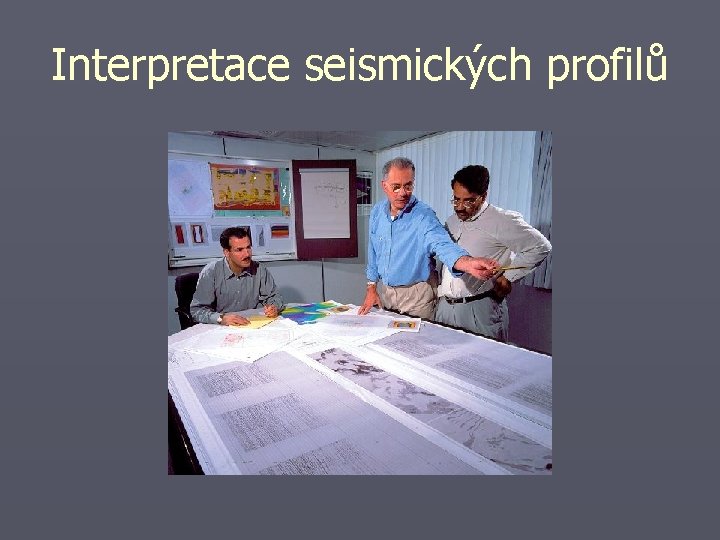 Interpretace seismických profilů 