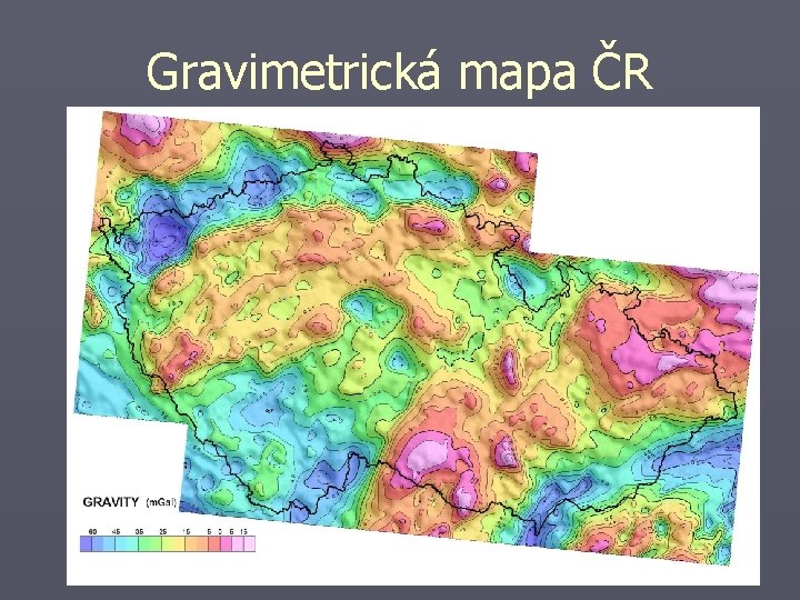 Gravimetrická mapa ČR 