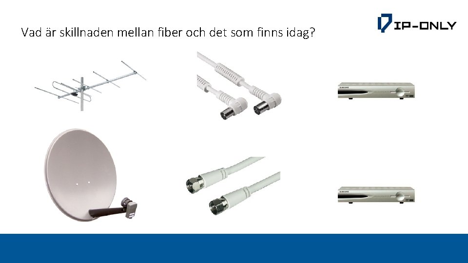 Vad är skillnaden mellan fiber och det som finns idag? 