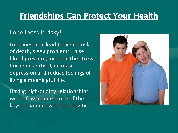 INTRODUCTION TO MAKING FRIENDS Resources for Helping People