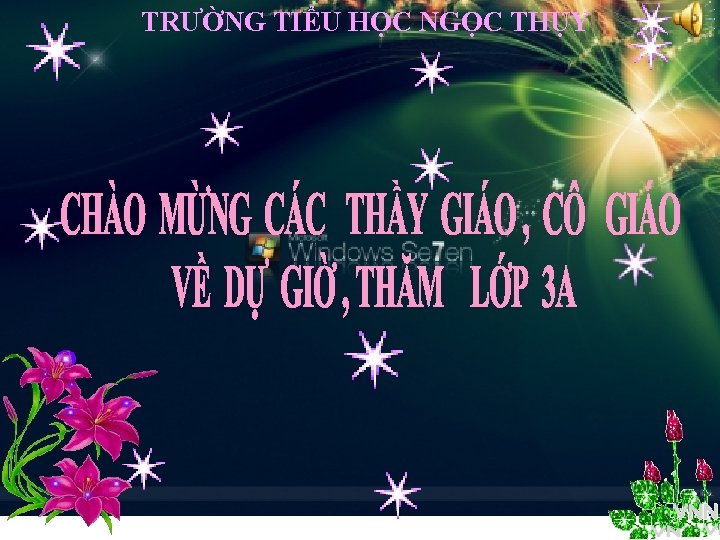 TRƯỜNG TIỂU HỌC NGỌC THỤY 