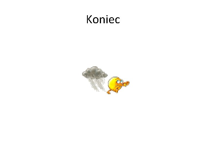 Koniec 