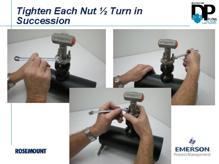 Tighten Each Nut ½ Turn in Succession 