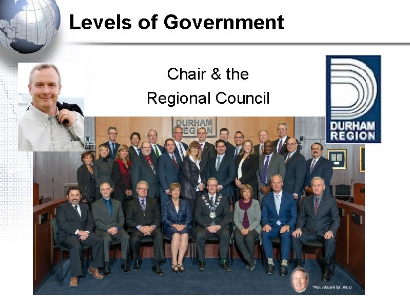 Levels of Government Chair & the Regional Council 