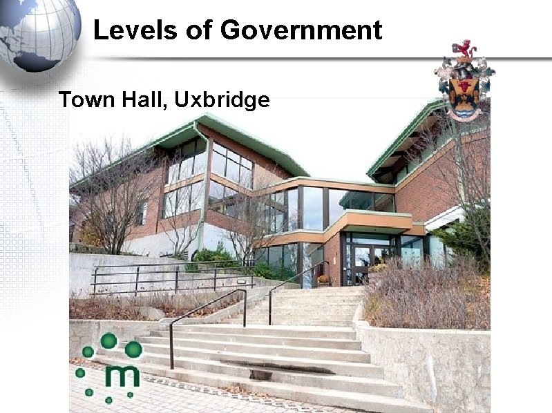 Levels of Government Town Hall, Uxbridge 